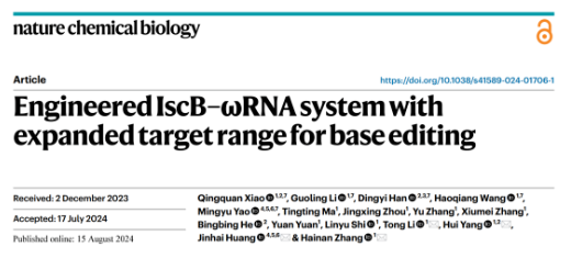 Nat Chem Biol丨實(shí)現(xiàn)小鼠體內(nèi)Cas9難編輯位點(diǎn)的高效編輯！楊輝/張海南/黃錦海團(tuán)隊開發(fā)出靶向更廣的微型堿基編輯器-江蘇網(wǎng)站制作